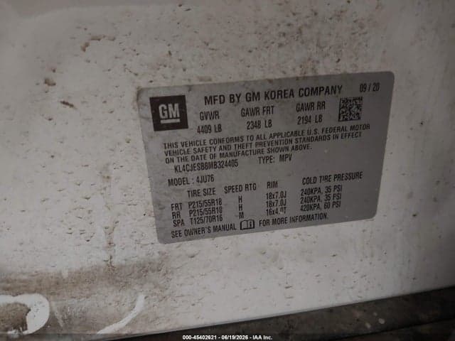 2021 BUICK ENCORE AWD PREFERRED 9
