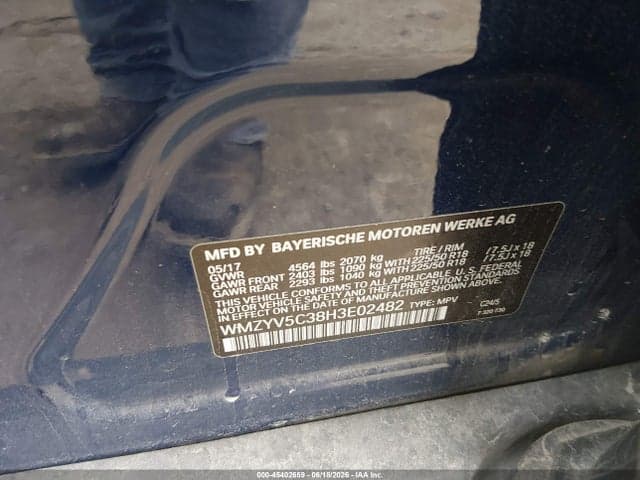 2017 MINI COUNTRYMAN COOPER 9