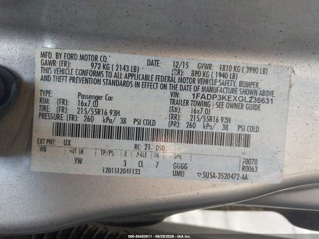 2016 FORD FOCUS SE 9