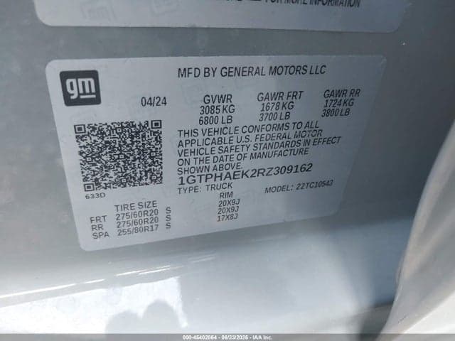 2024 GMC SIERRA 1500 2WD SHORT BOX PRO 9