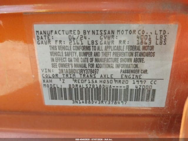 2024 NISSAN SENTRA SR XTRONIC CVT 9