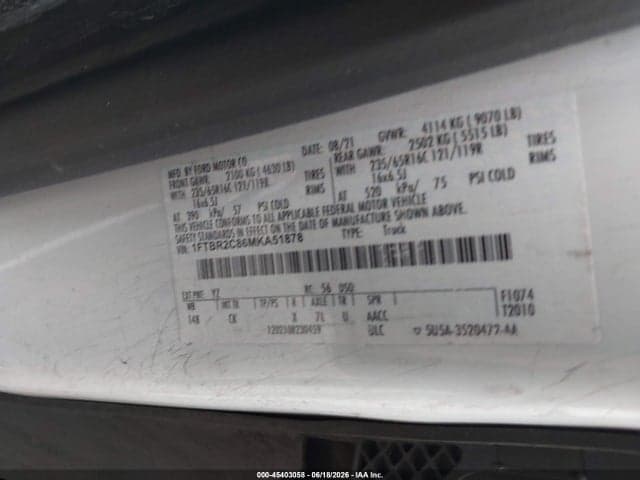 2021 FORD TRANSIT-250 9