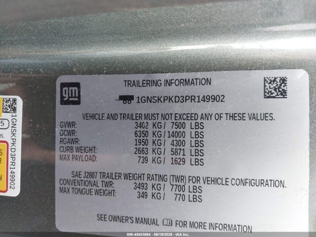 2023 CHEVROLET TAHOE 4WD Z71 9