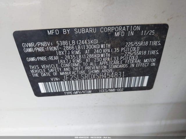 2025 SUBARU FORESTER LIMITED HYBRID 9