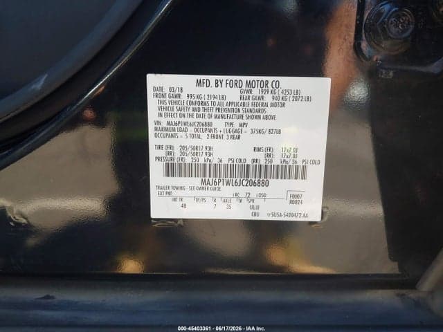 2018 FORD ECOSPORT TITANIUM 9