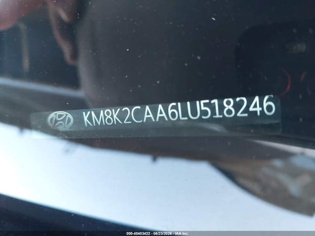 2020 HYUNDAI KONA SEL 9