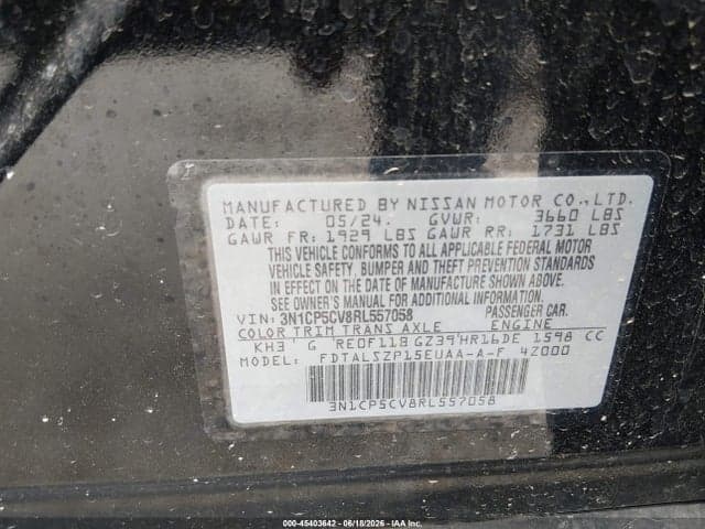 2024 NISSAN KICKS SV XTRONIC CVT 9