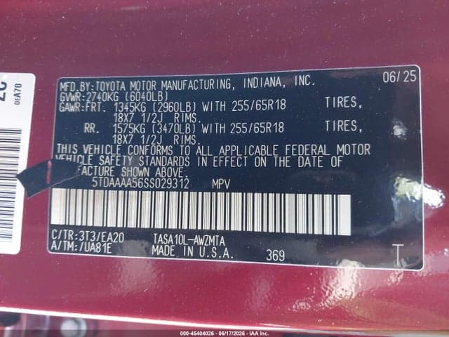 2025 TOYOTA GRAND HIGHLANDER XLE 9