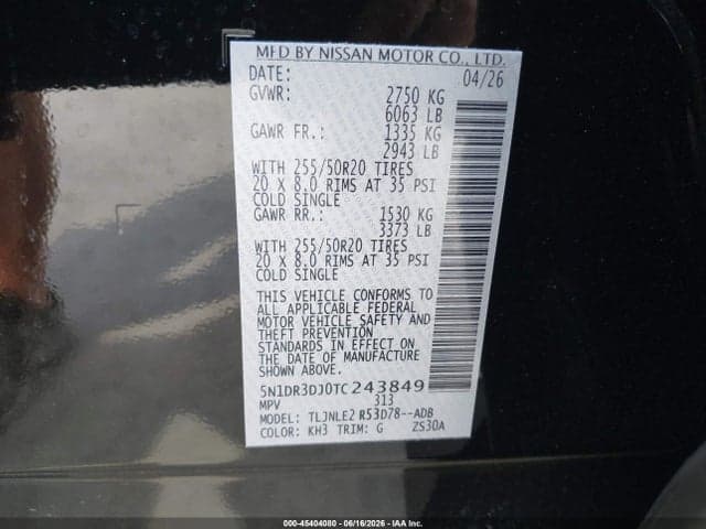 2026 NISSAN PATHFINDER PLATINUM 9