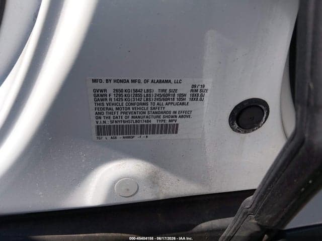 2020 HONDA PILOT AWD EX-L 9