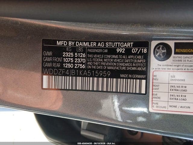 2019 MERCEDES-BENZ E 300 9