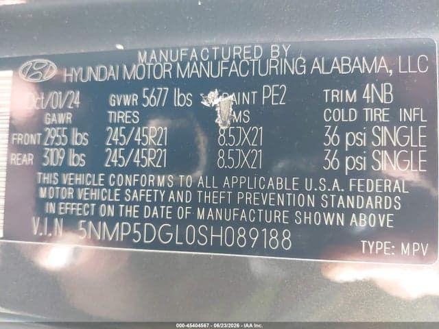 2025 HYUNDAI SANTA FE CALLIGRAPHY 9