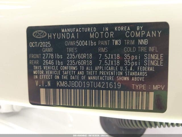 2026 HYUNDAI TUCSON HYBRID SEL 9