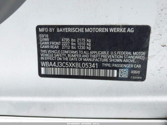 2019 BMW 430I GRAN COUPE XDRIVE 9