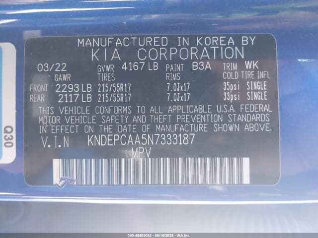 2022 KIA SELTOS LX 9