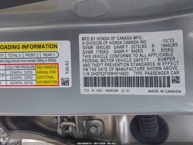 2024 HONDA CIVIC SPORT 9