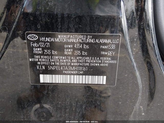 2021 HYUNDAI SONATA SEL 9