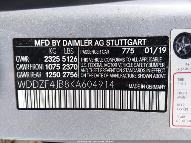 2019 MERCEDES-BENZ E 300 9