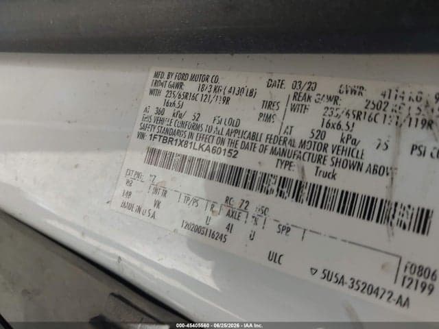 2020 FORD TRANSIT-250 9