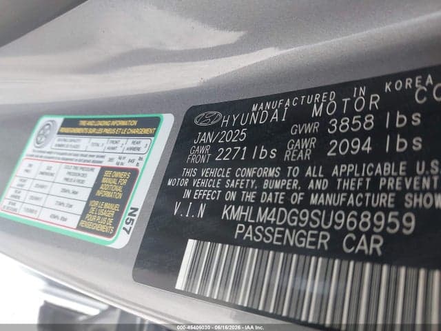 2025 HYUNDAI ELANTRA SEL SPORT 9