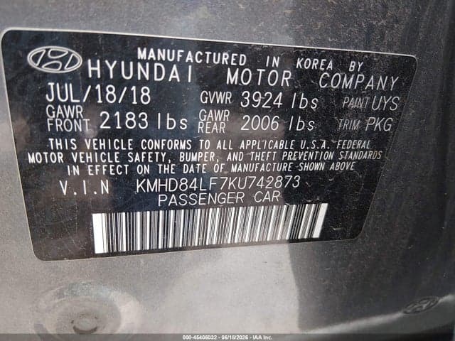 2019 HYUNDAI ELANTRA SEL 9