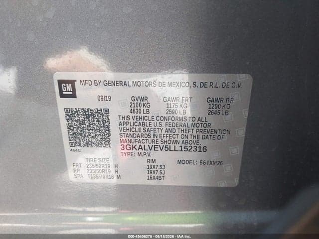 2020 GMC TERRAIN AWD SLT 9
