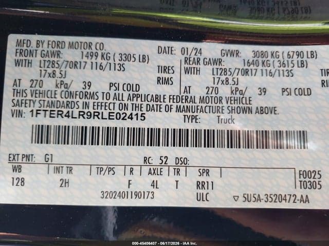 2024 FORD RANGER RAPTOR 9