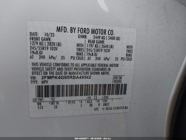 2024 FORD EDGE SE 9