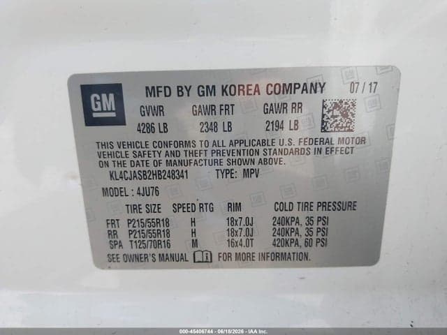 2017 BUICK ENCORE PREFERRED 9