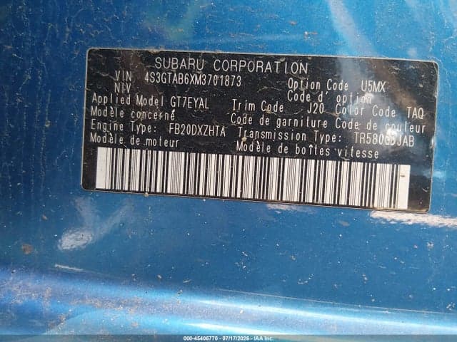 2021 SUBARU IMPREZA 5-DOOR 9