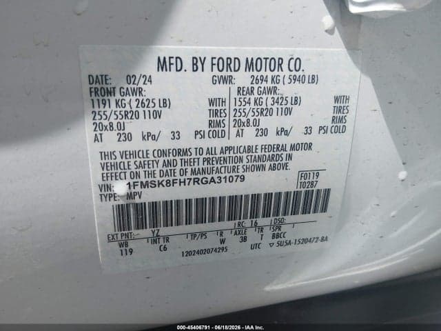 2024 FORD EXPLORER LIMITED 9