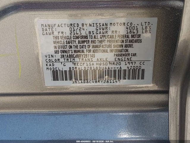 2024 NISSAN SENTRA SV XTRONIC CVT 9