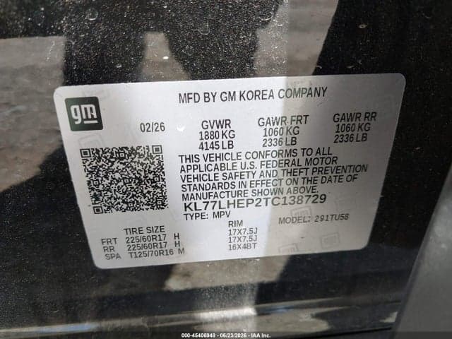 2026 CHEVROLET TRAX FWD LT 9
