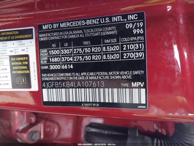 2020 MERCEDES-BENZ GLE 450 4MATIC 9