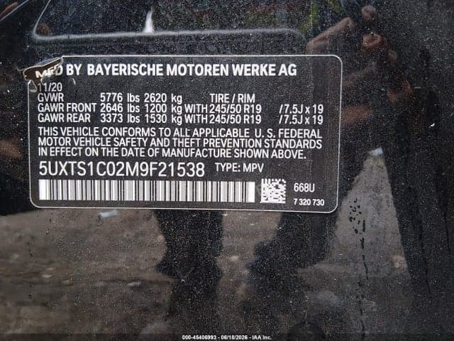 2021 BMW X3 PHEV XDRIVE30E 9