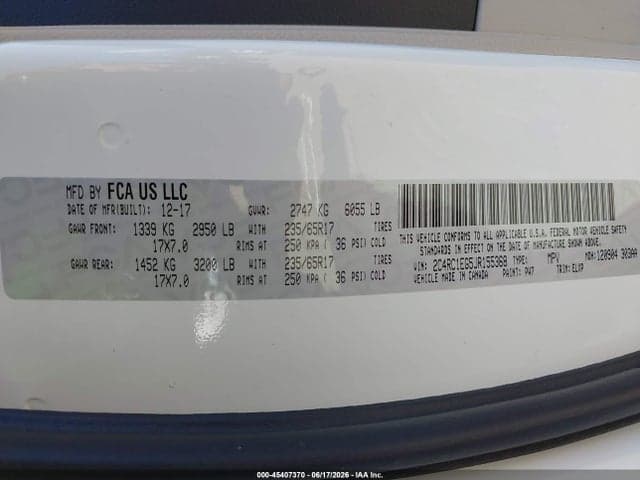 2018 CHRYSLER PACIFICA TOURING L PLUS 9