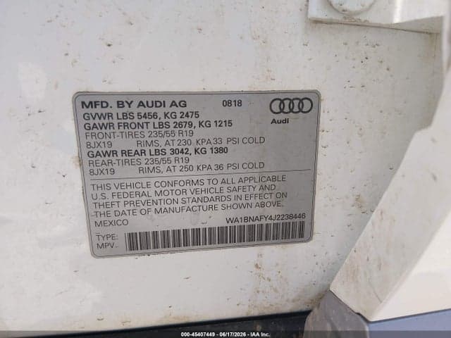 2018 AUDI Q5 2.0T PREMIUM/2.0T TECH PREMIUM 9