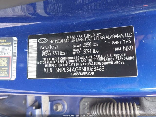 2022 HYUNDAI ELANTRA SEL 9