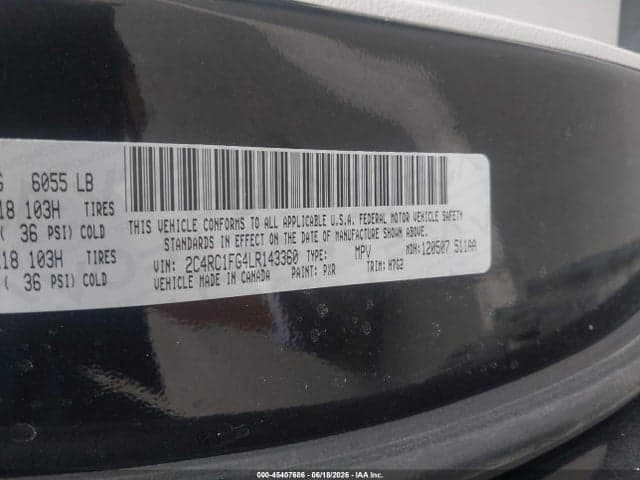 2020 CHRYSLER PACIFICA TOURING 9