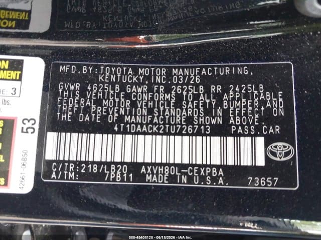 2026 TOYOTA CAMRY XSE 9
