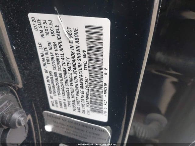 2020 HONDA CR-V HYBRID EX-L 9