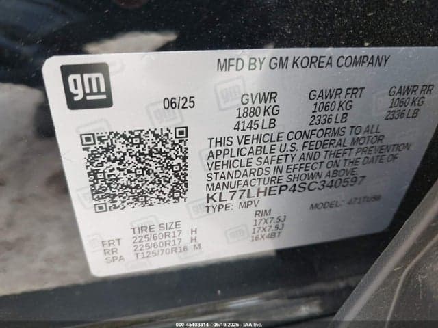 2025 CHEVROLET TRAX FWD LT 9