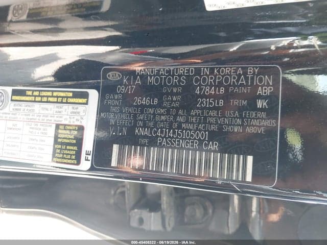 2018 KIA CADENZA TECHNOLOGY 5