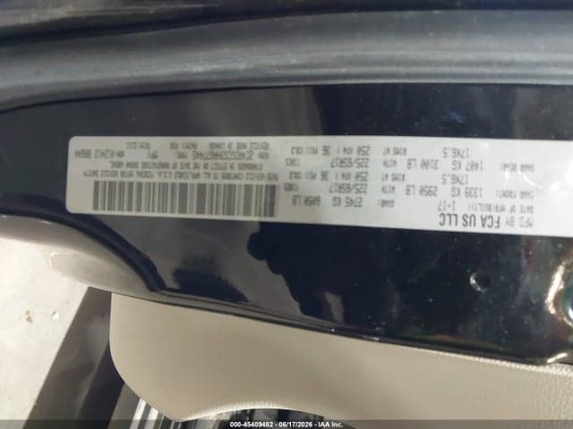 2017 DODGE GRAND CARAVAN SXT 9