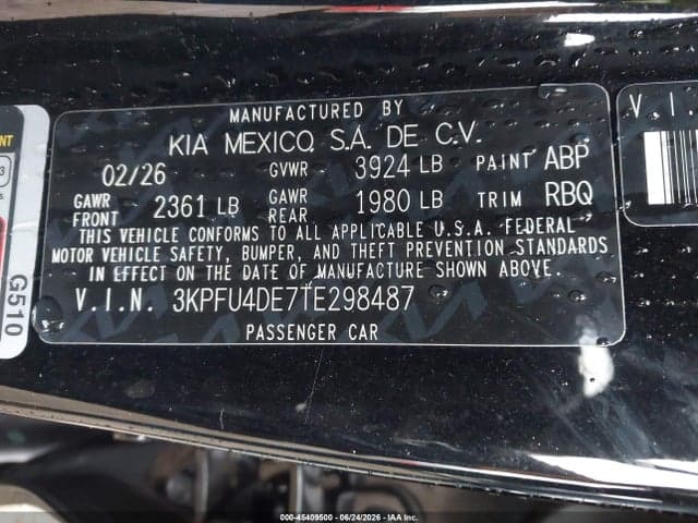 2026 KIA K4 EX 9