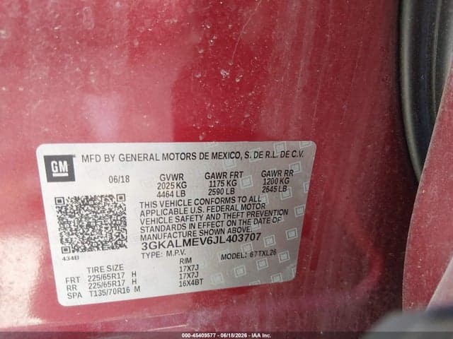 2018 GMC TERRAIN SLE 9