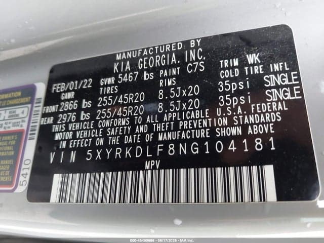 2022 KIA SORENTO X-LINE SX PRESTIGE 9