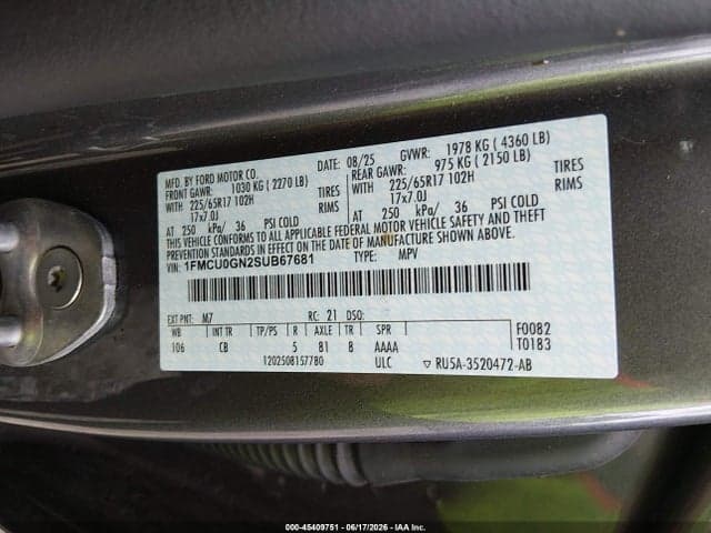 2025 FORD ESCAPE ACTIVE 9