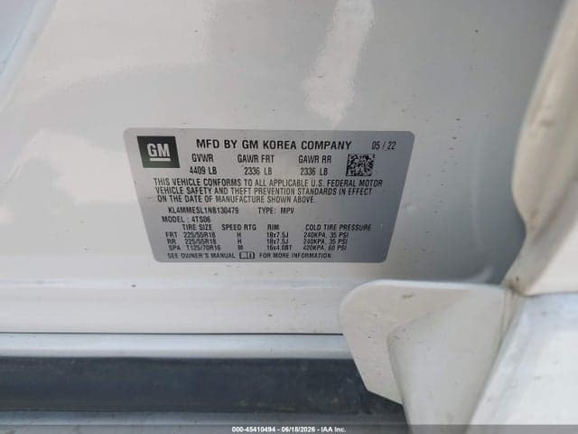 2022 BUICK ENCORE GX AWD SELECT 9