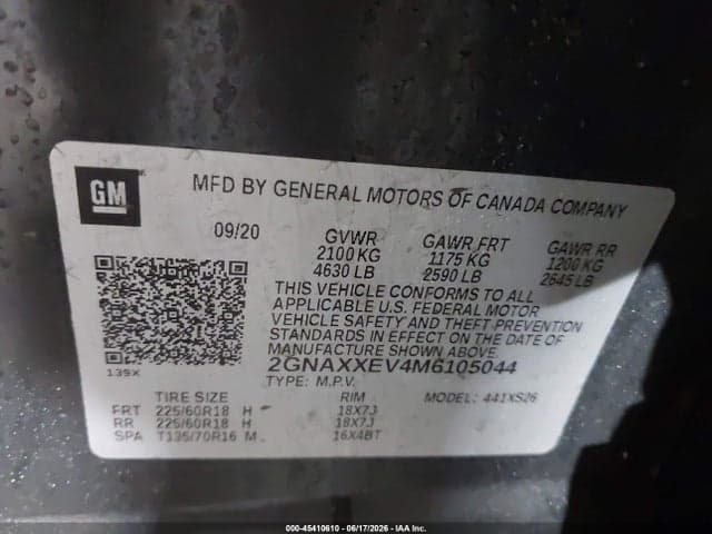 2021 CHEVROLET EQUINOX AWD PREMIER 9
